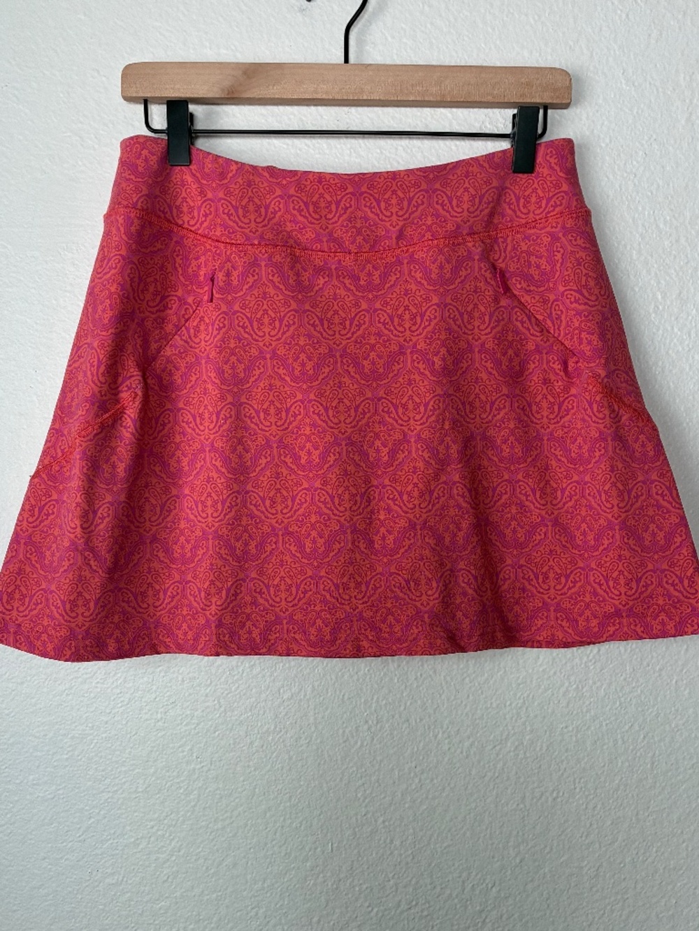 Title Nine Skort Pink Golf Tennis Size Small Pockets Athletic